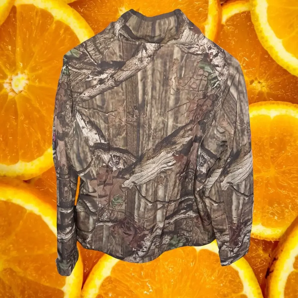 Mossy Oak Breakup Infinity Full Zip Fleece‎ Lined Camo Jacket Size XL